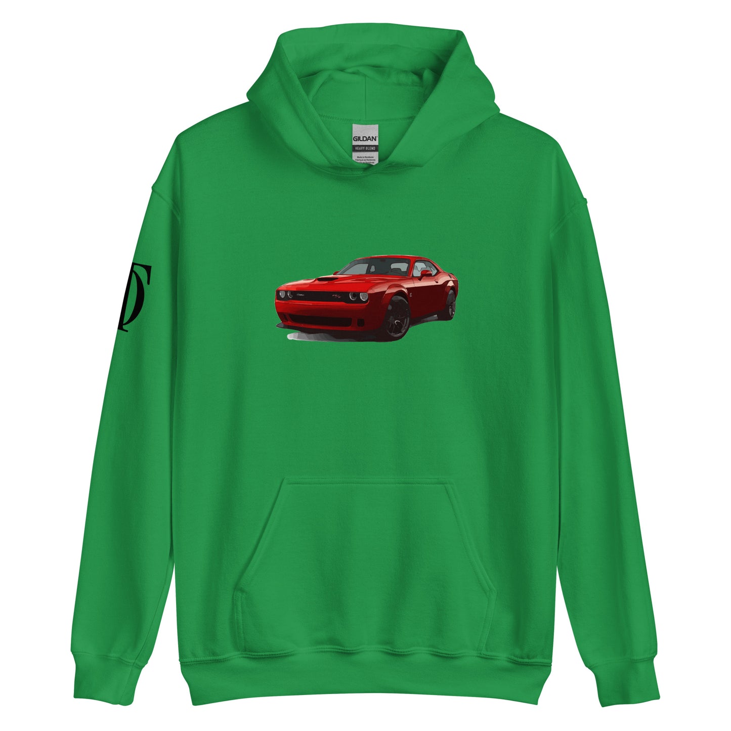Dodge Challenger Hoodie With Shoulder Logo