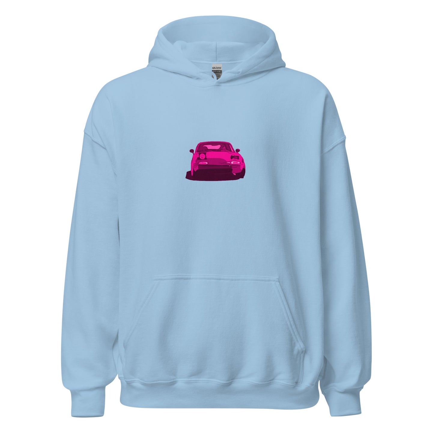 Hot Pink Mazda Miata MX5 hoodie
