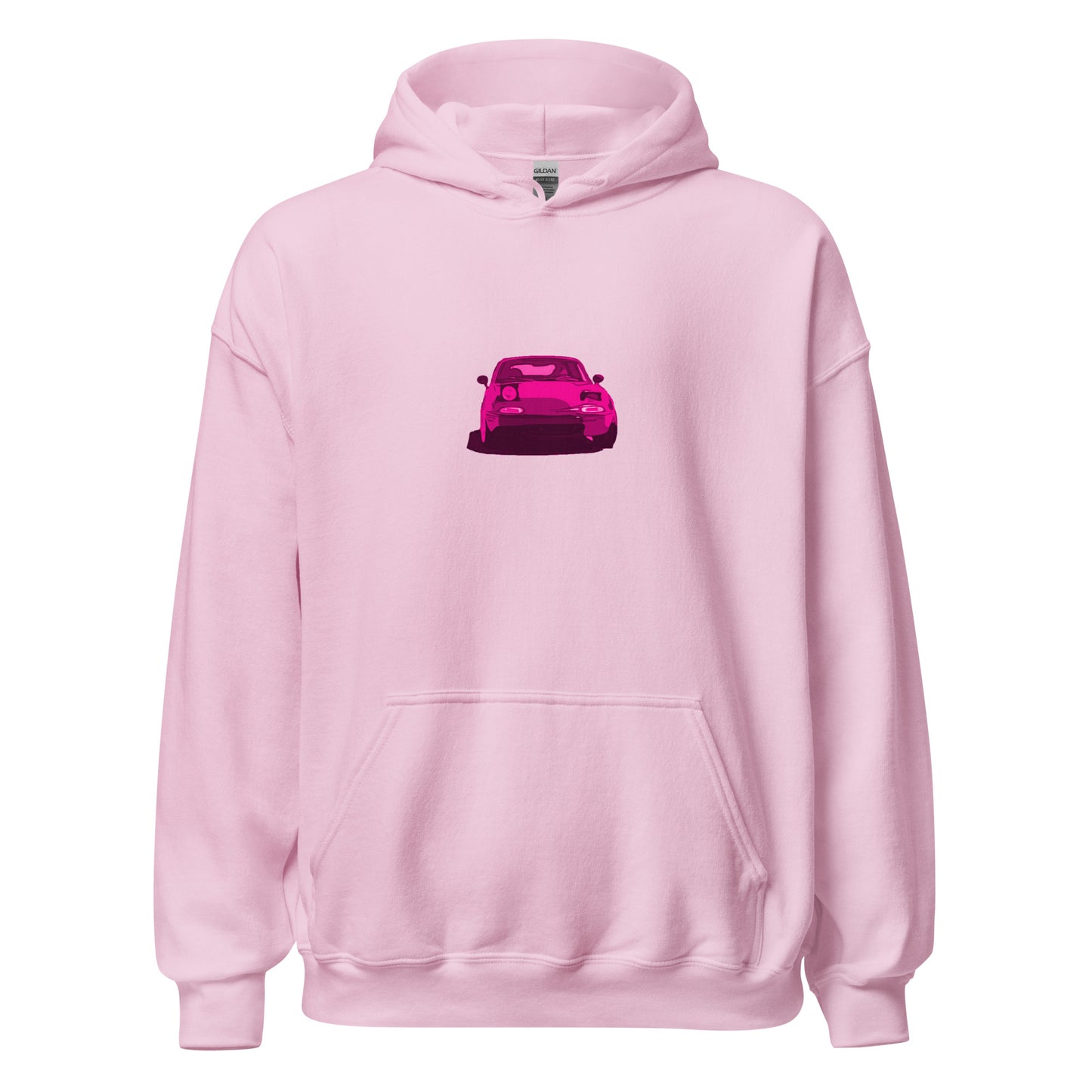 Hot Pink Mazda Miata MX5 hoodie