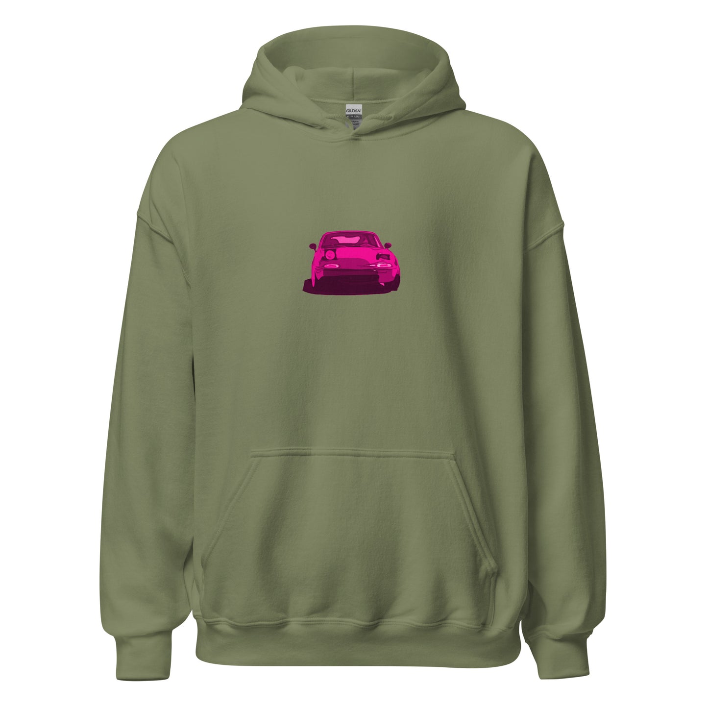 Hot Pink Mazda Miata MX5 hoodie