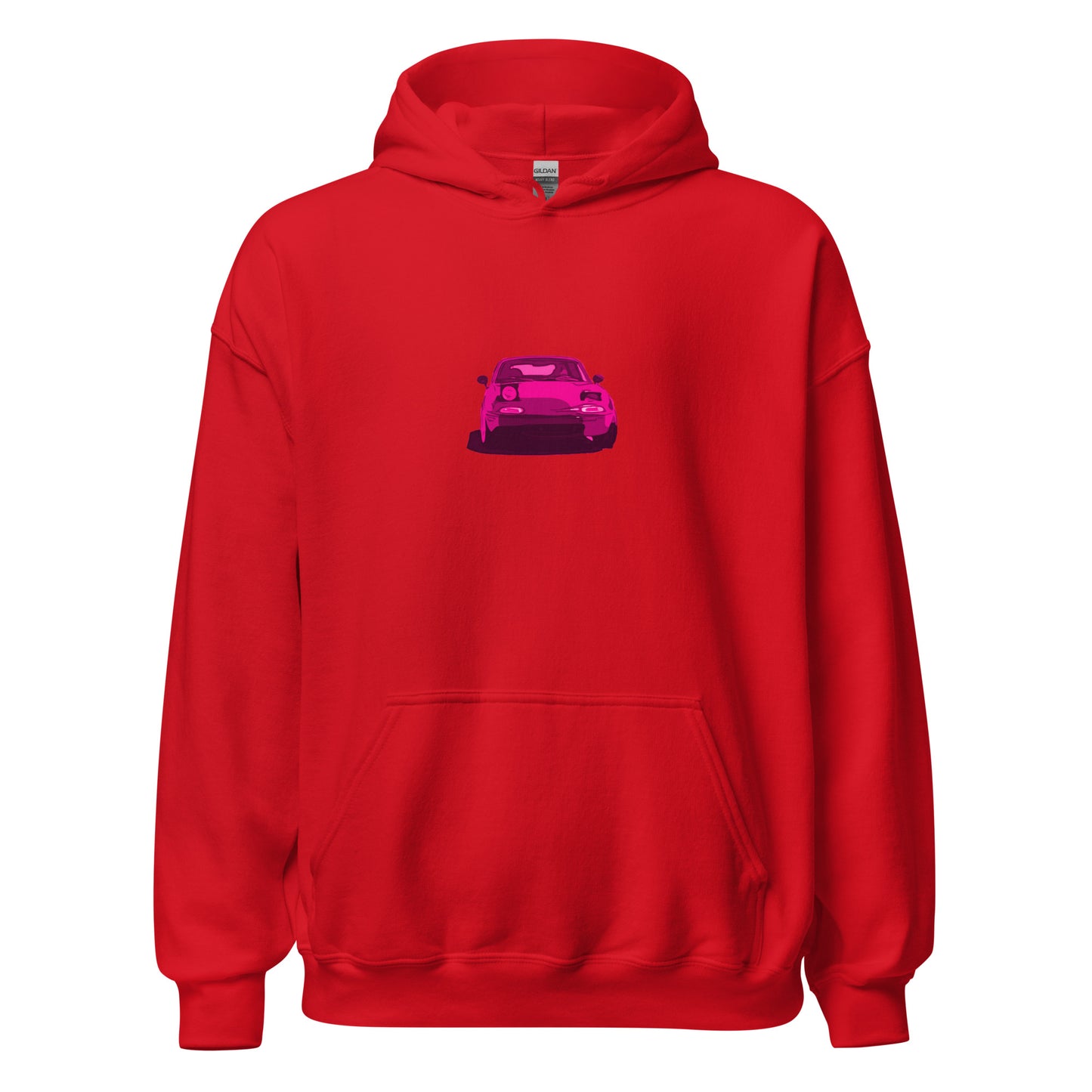 Hot Pink Mazda Miata MX5 hoodie