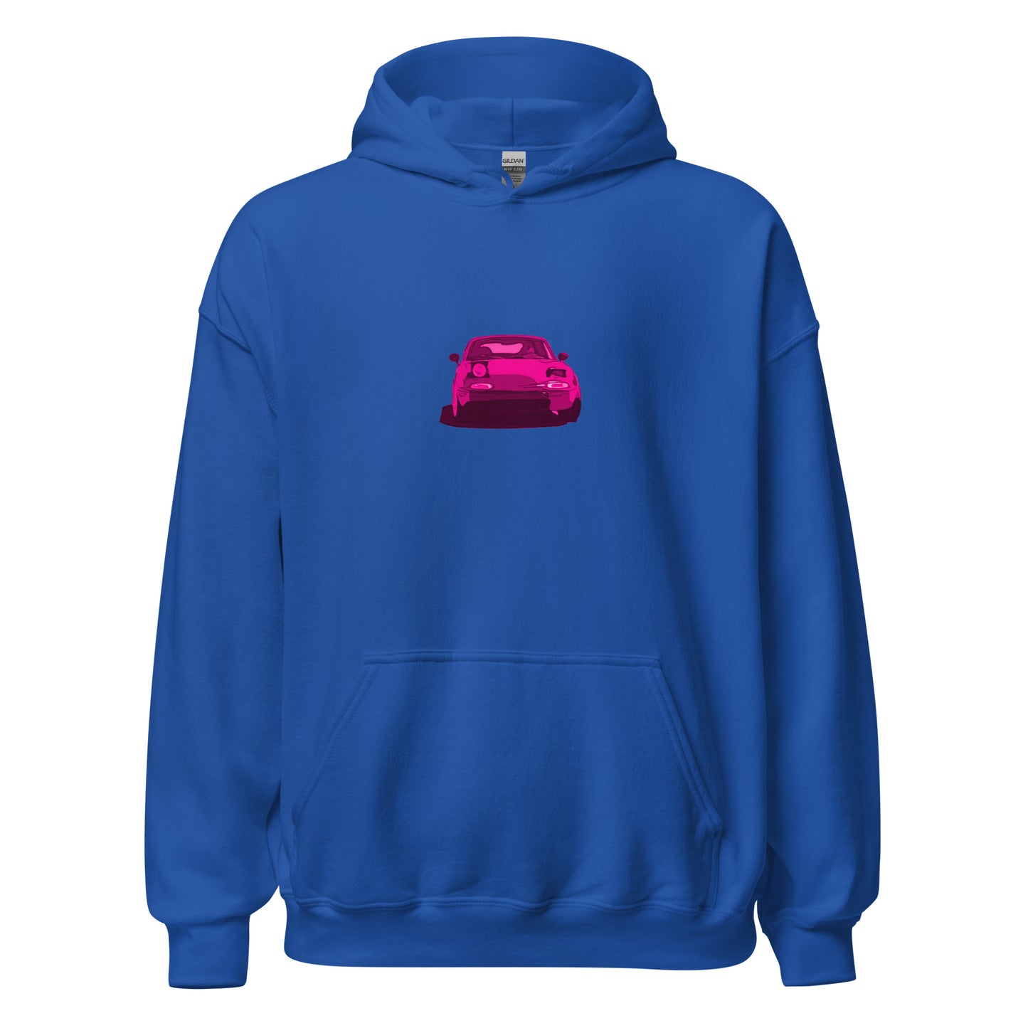 Hot Pink Mazda Miata MX5 hoodie