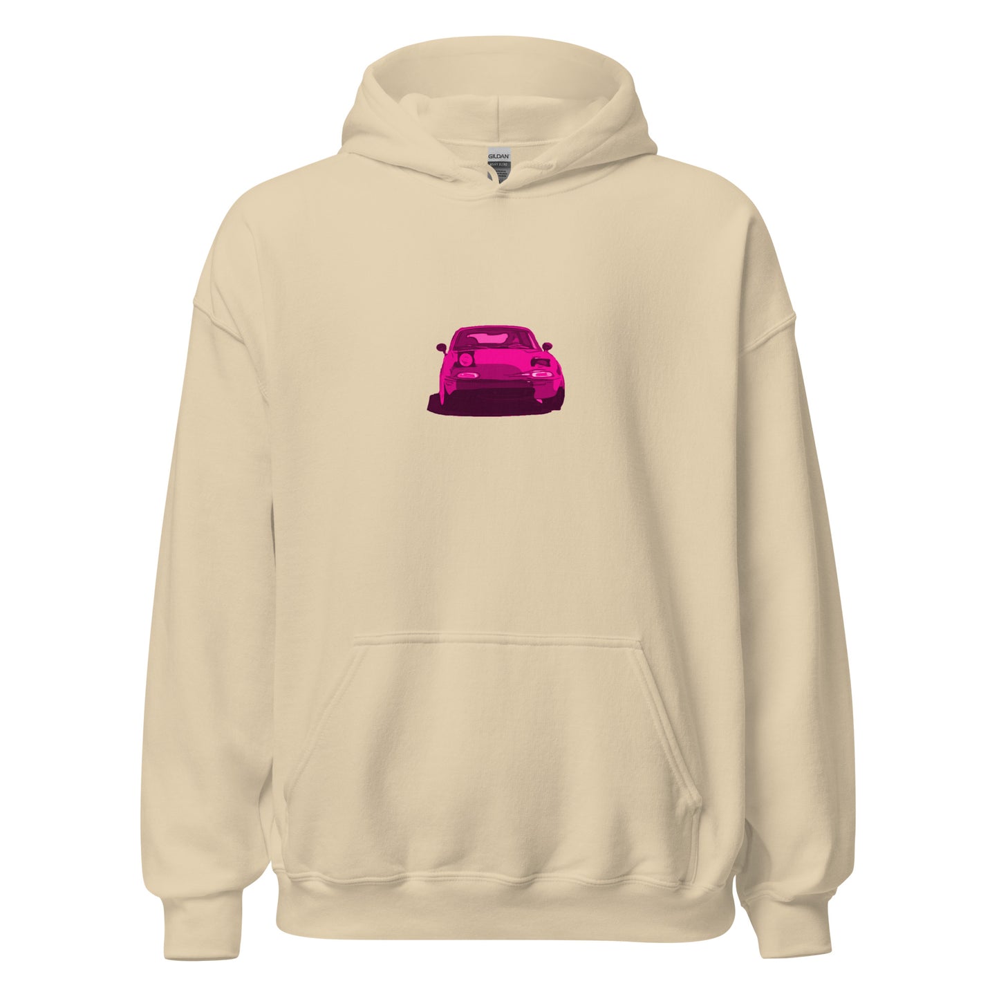 Hot Pink Mazda Miata MX5 hoodie