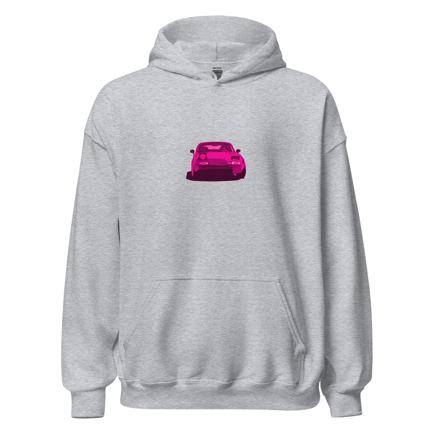 Hot Pink Mazda Miata MX5 hoodie