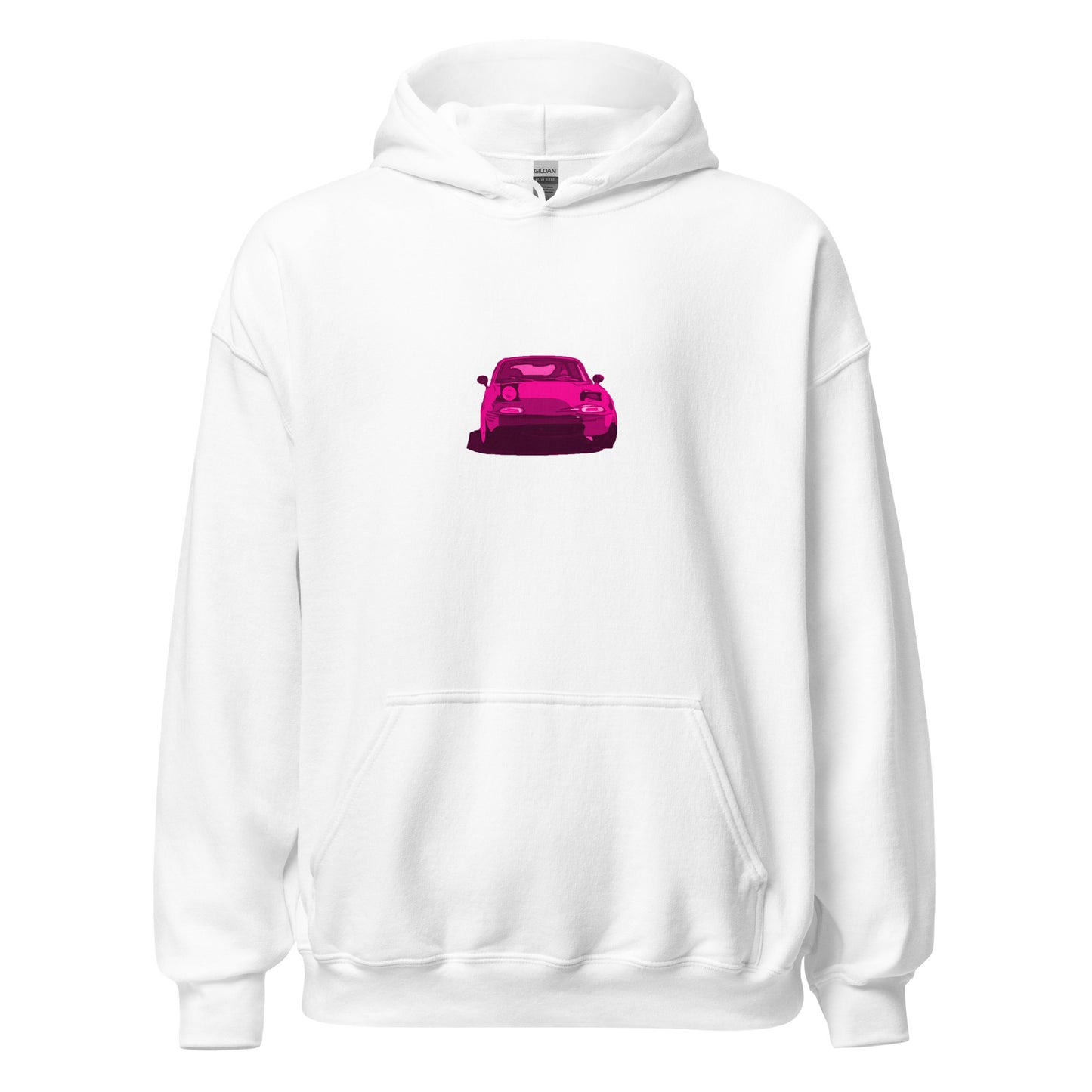Hot Pink Mazda Miata MX5 hoodie