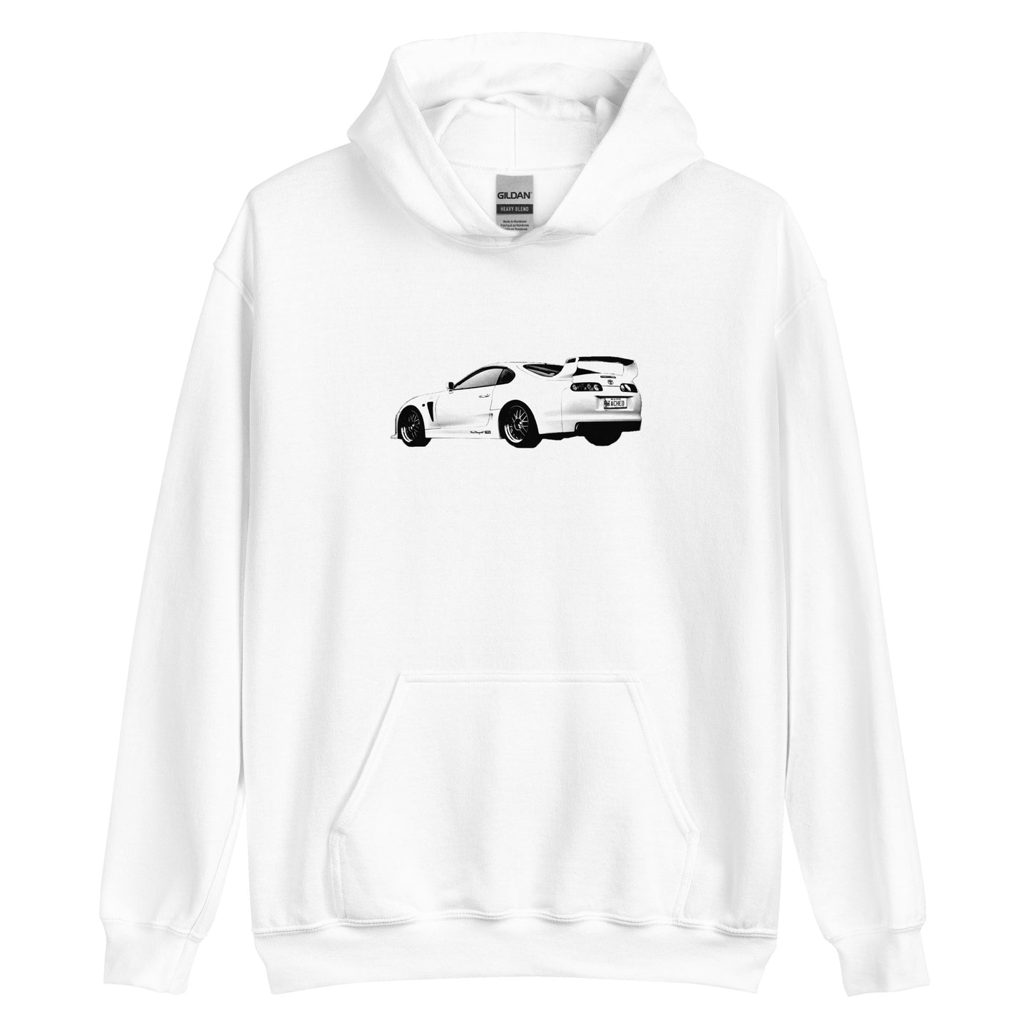 White MK4 Toyota Supra Hoodie