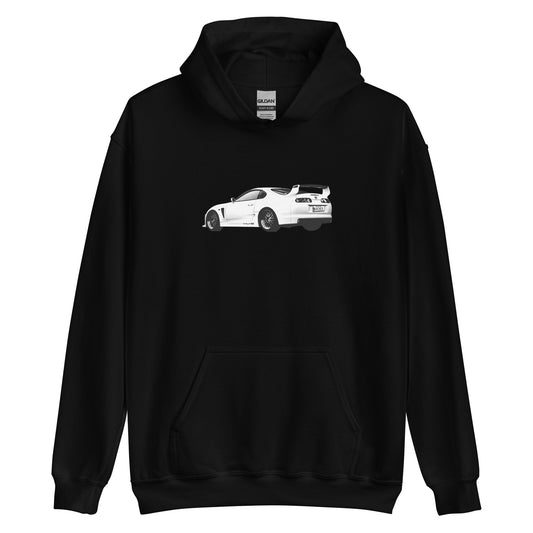 White MK4 Toyota Supra Hoodie