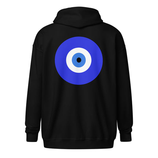 Evil Eye Zip Up Hoodie