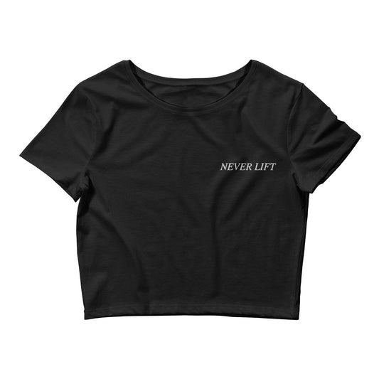 Women’s NEVER LIFT Crop Tee