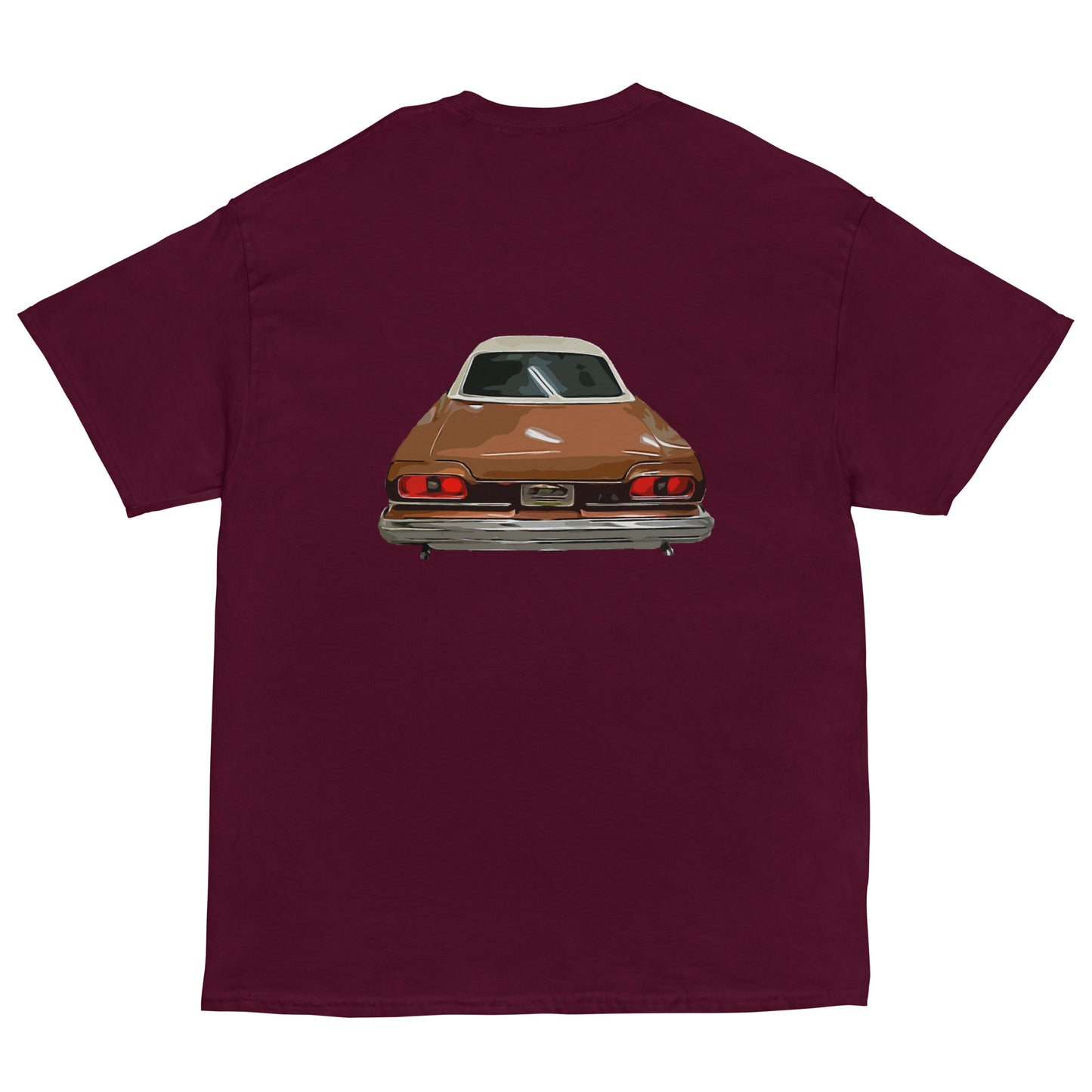 Men's 1974 Malibu Classic Chevelle Front and Back T-Shirt