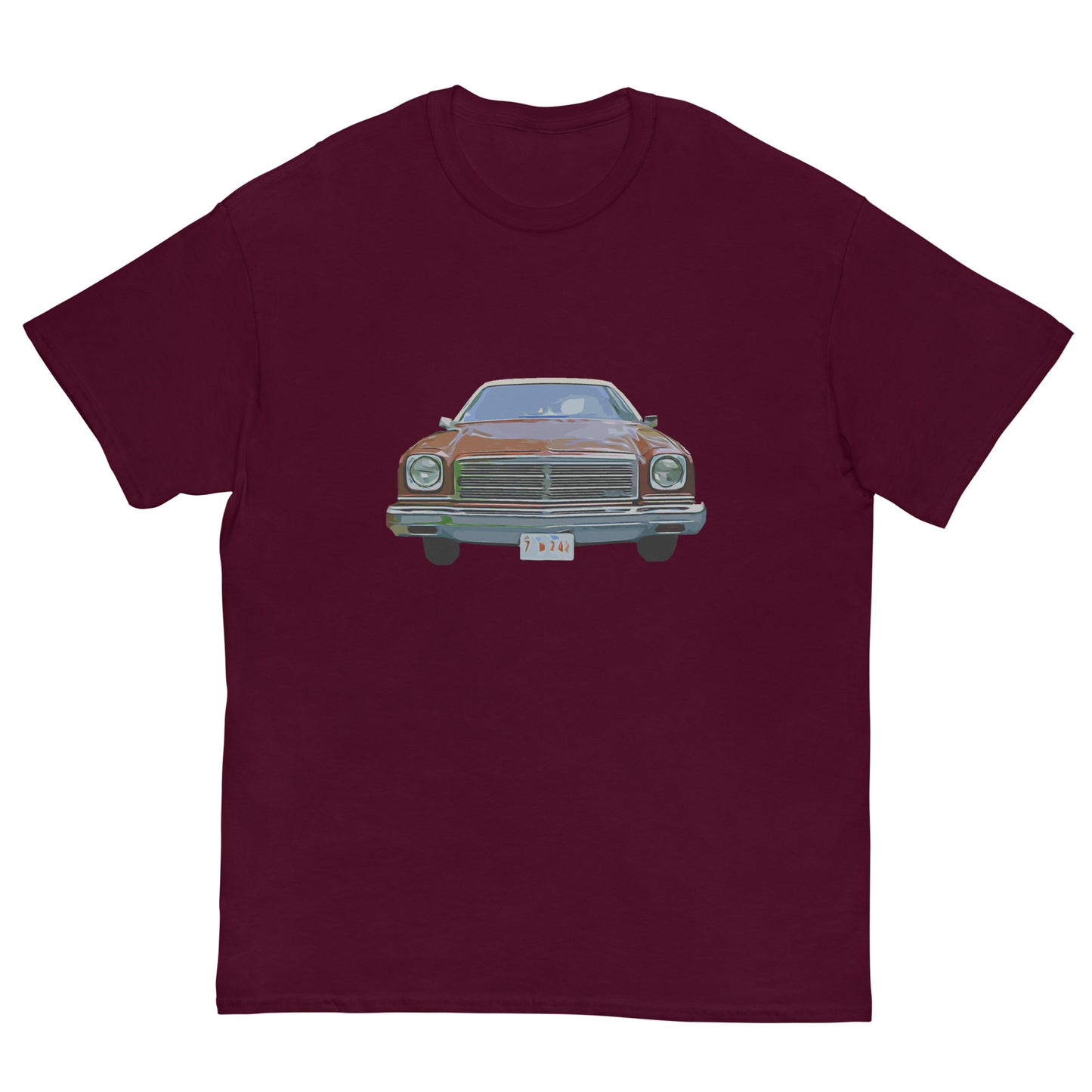 Men's 1974 Malibu Classic Chevelle Front and Back T-Shirt