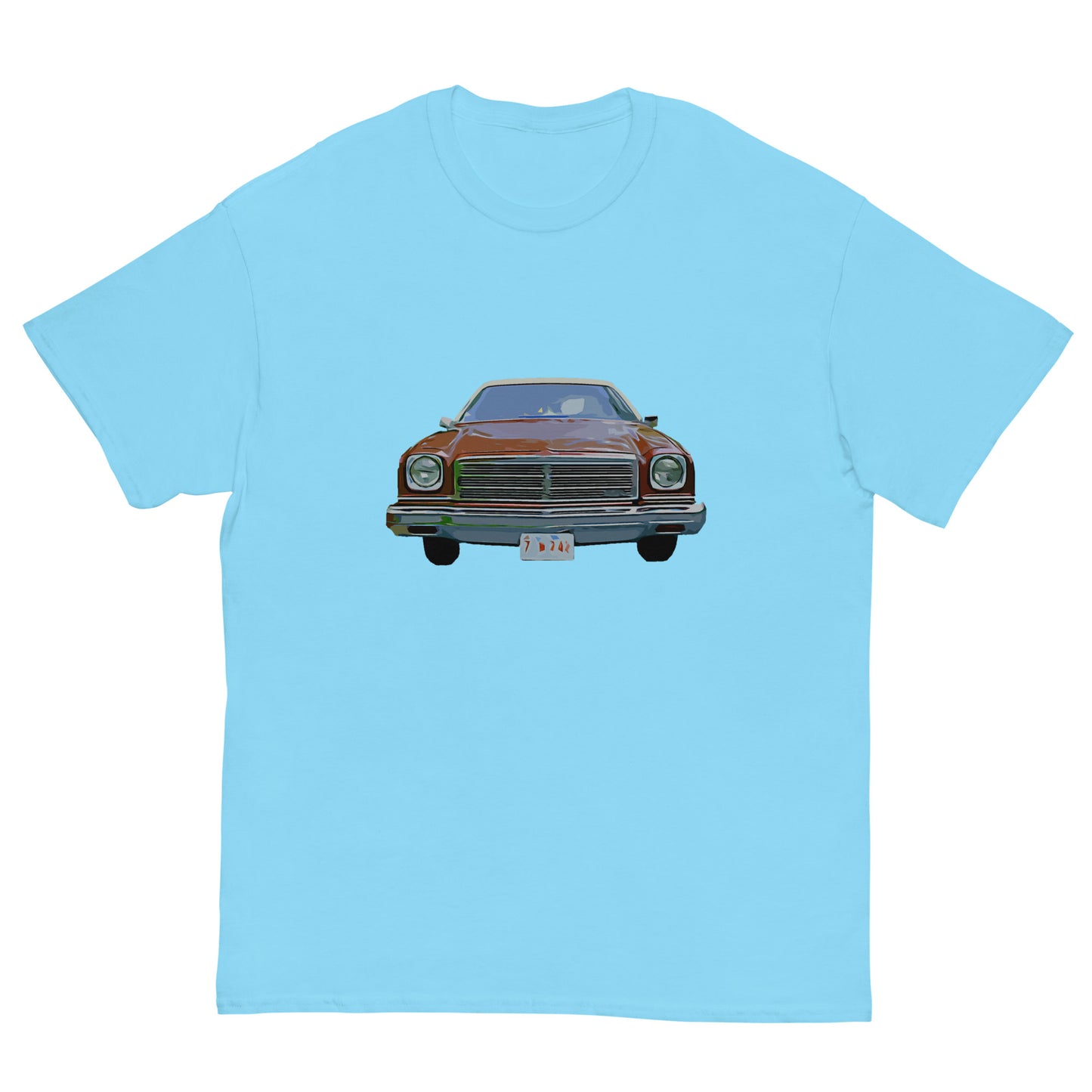 Men's 1974 Malibu Classic Chevelle Front and Back T-Shirt